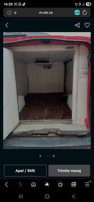 Camera frigorifica Renaul Trafic