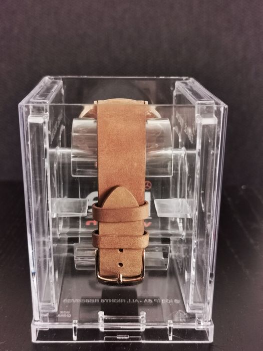 Ceas unisex Ice Watch, curea de piele maro