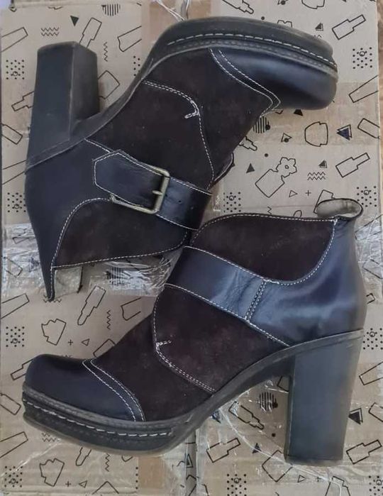 Botine, ghete din piele naturala