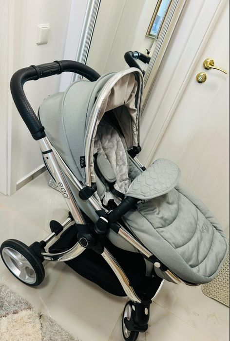 Бебешка количка Egg2 3 в 1 + столче за кола+изофикс+зимен/летен кош