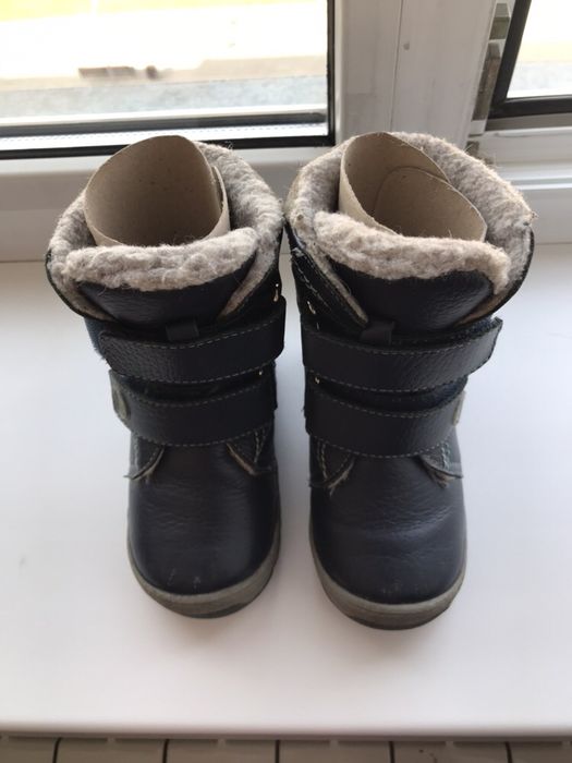 Продам зимние детские ботинки, 24 р, б/у