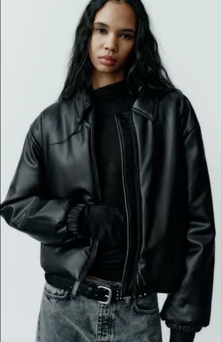 Кожено яке Zara (еко кожа)