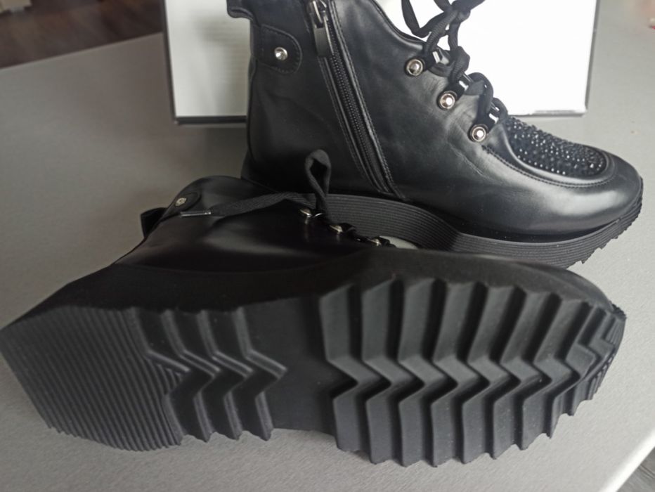 Дамски боти Fabiano естествена кожа,38н.