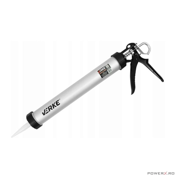 Pistol pentru silicon, acril, 600ml, manual, Verke