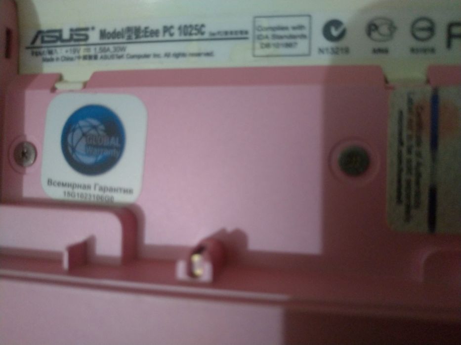 Нетбук Асус, 2012 г , бу, рабочий