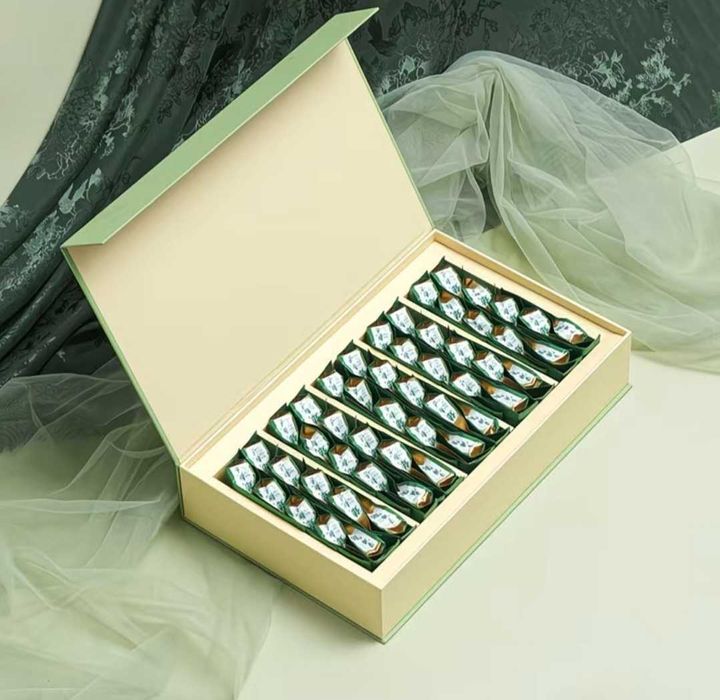 Китайский зелёный чай Анси Те Гуань Инь в подарочном каробке