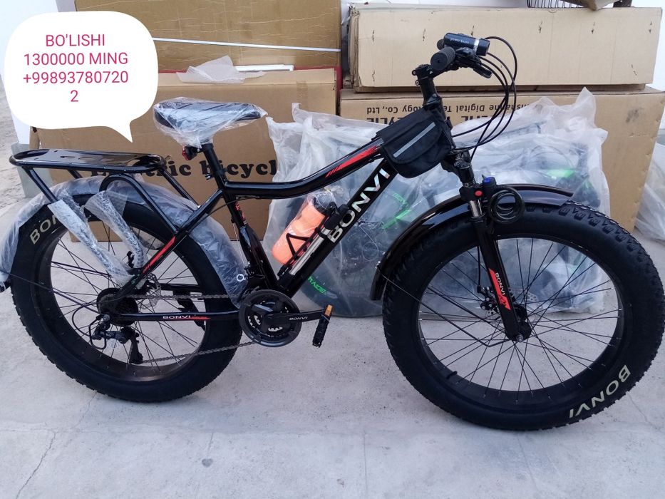 Velosiped yangi pachka razmeri bor telefon