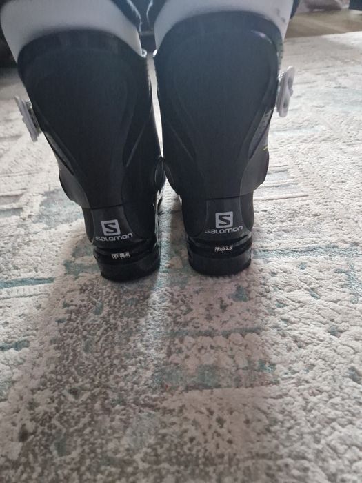 Schiuri copii Head Supershape Team 137 + clapari Salomon Team T3 36