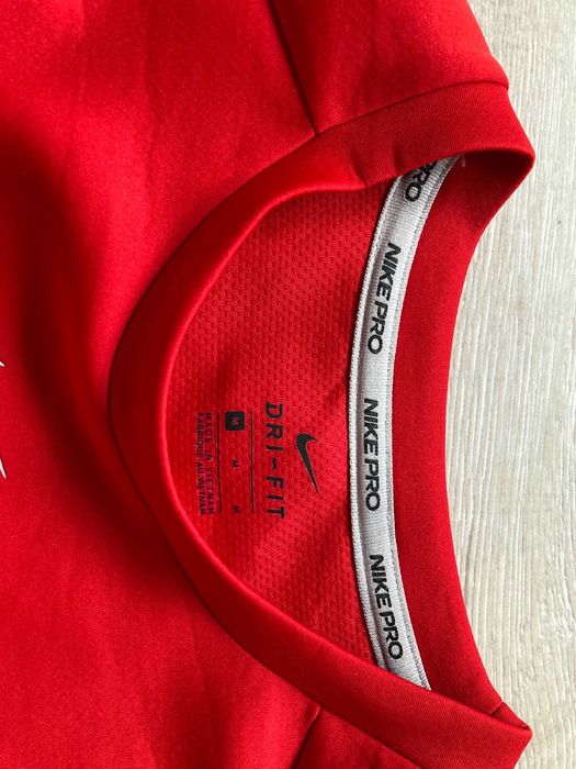 Найк Nike Pro Fleece Dri Fit женска спортна блуза фланела размер М