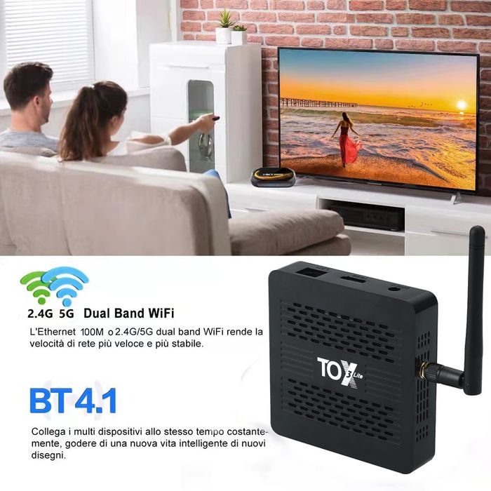 TOX 3 ТВ бокс приставка, андройд 11.