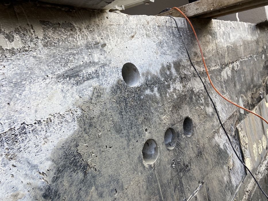 Пробиване в бетон, пробиване на отвори , дупки в бетон тухла и др.