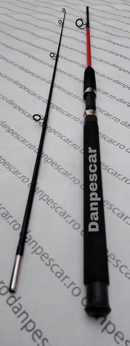 SET 4 Lansete ES fibra sticla plina 2,10m  pescuit la dunare 100-250gr