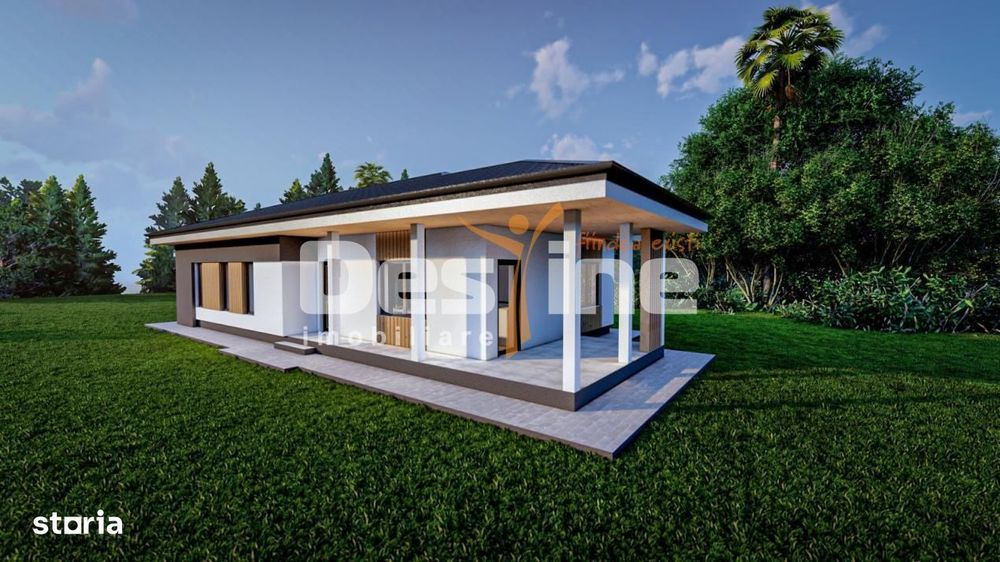 Casa  individuala, plan parter, 108 mp