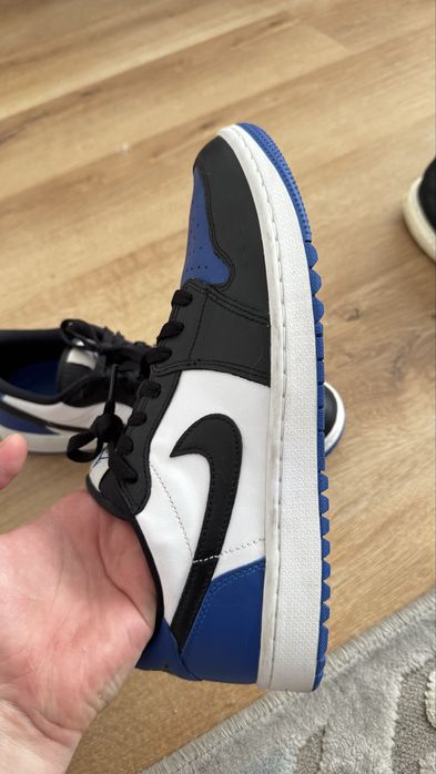 Jordan 1 Golf Low Royal Toe 45.5