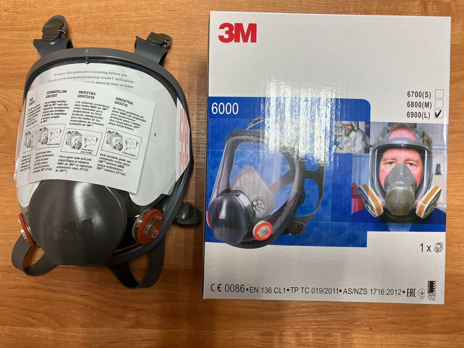 Полнолицевые маски противогаз, катриджы 3М