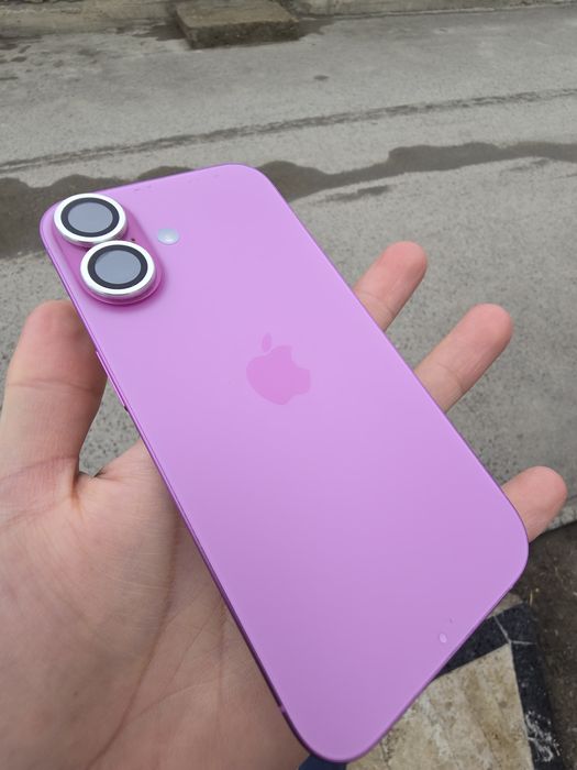 Iphone 16 pink 100% ёмкость 128gb