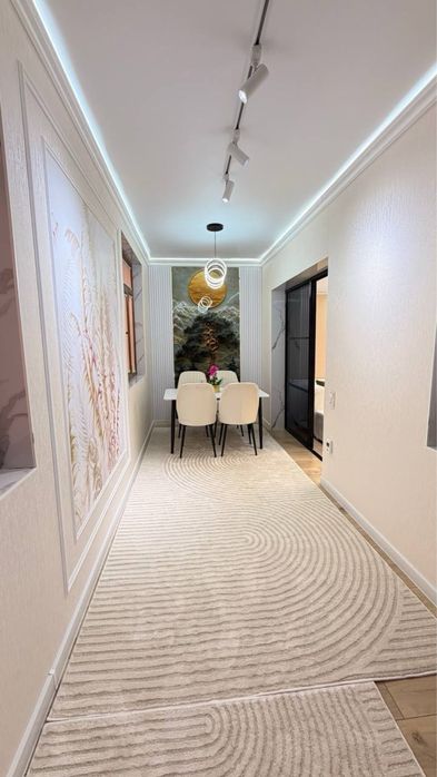 5 кв. Чиланзар.  3в4 kомн.  Евро квартира 80m2