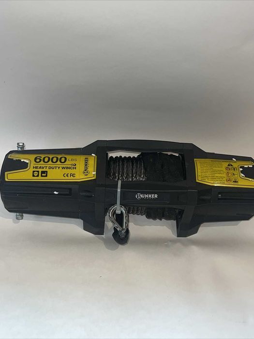 Troliu 6.000 LBS 12V – Cablu Oțel sau Sintetic, Nou cu Garanție