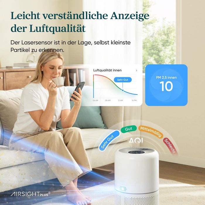 Levoit Core 300S Пречиствател за въздух HEPA