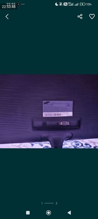 Монитор 60 герц Самсунг