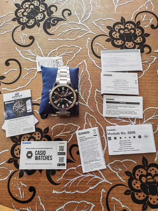 CASIO EDIFICE Smartwatch ECB-2000D-1AEF Solar Neo-Display 48mm