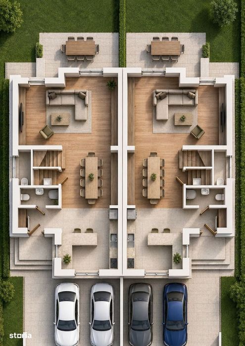 Oportunitate investițională duplex  Pipera – teren 500 mp cu proiect