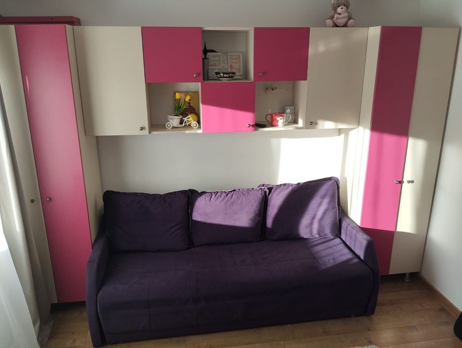 Mobila fetițe crem -magenta