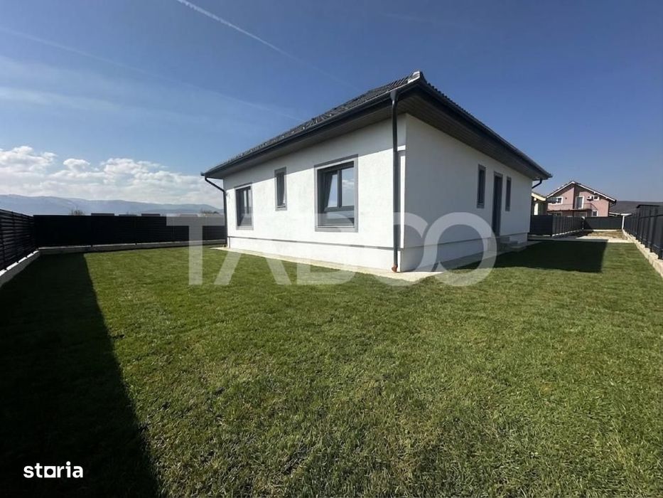 Casa individuala pe 1 singur nivel de vanzare in Cristian judet Sibiu