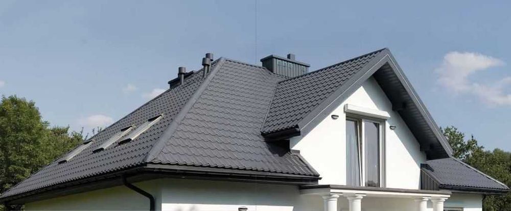 Металлочерепица матовый окрас, Софиты, Водосточные системы