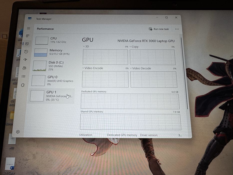MSI Katana GF66 12UE / i7-12650H / RTX 3060 / 16GB / 1TB SSD