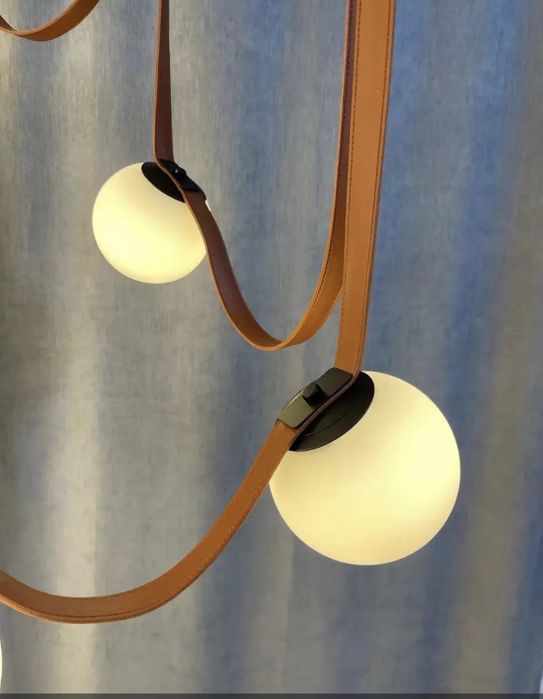 Люстра ремневая, 5 головая