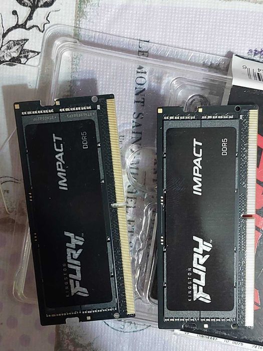 64GB 5600MT/s CL40 - Kingston Fury Impact (SO-DIMM - за лаптоп)