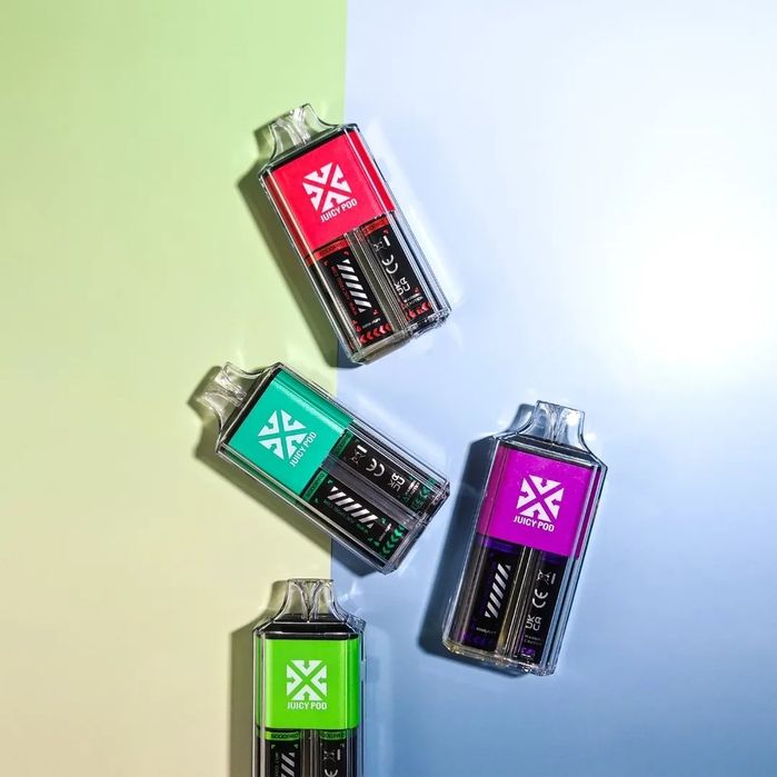 Pachet 2 Vape 6000 Puffs Reincarcabil Jucy Pod Display