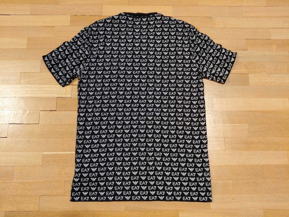 Emporio Armani EA7 мъжка тениска оригинал памучна размер L ПЕРФЕКТНА
