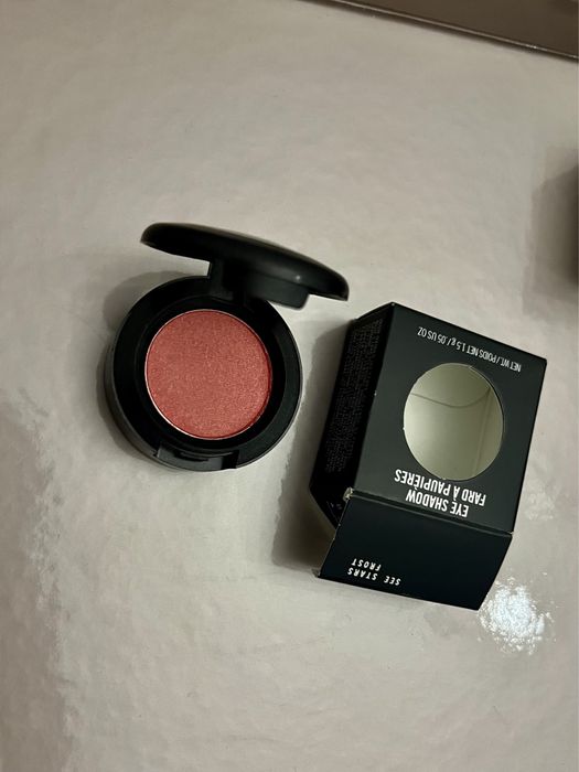 Eye shadow MAC fard de pleoape nou roz sclipici machiaje