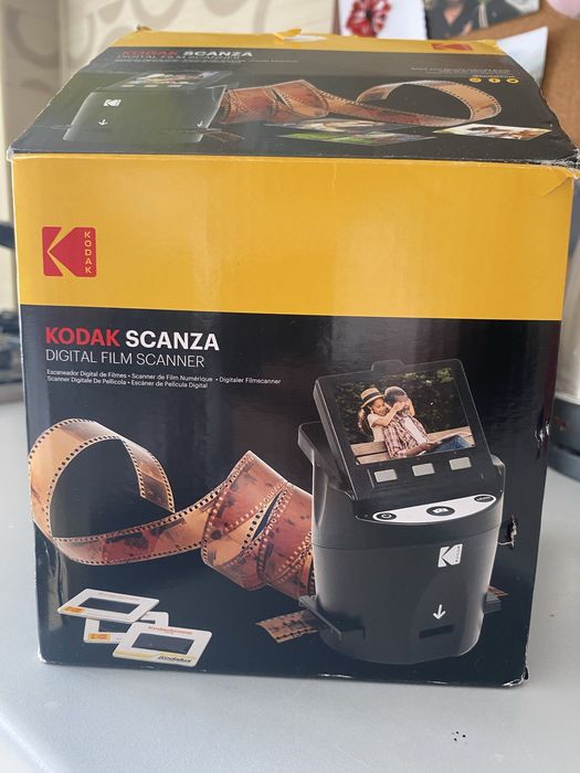 Kodak Scanza Scaner de Filme Diapozitive • Stare Impecabilă • Pachet Complet