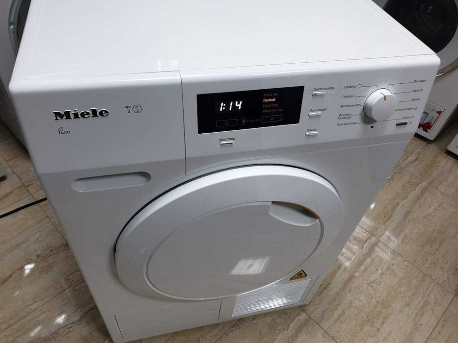 Сушилня Miele T1 - Термопомпа - Аларма - Подсветка -12м Гаранция Миеле