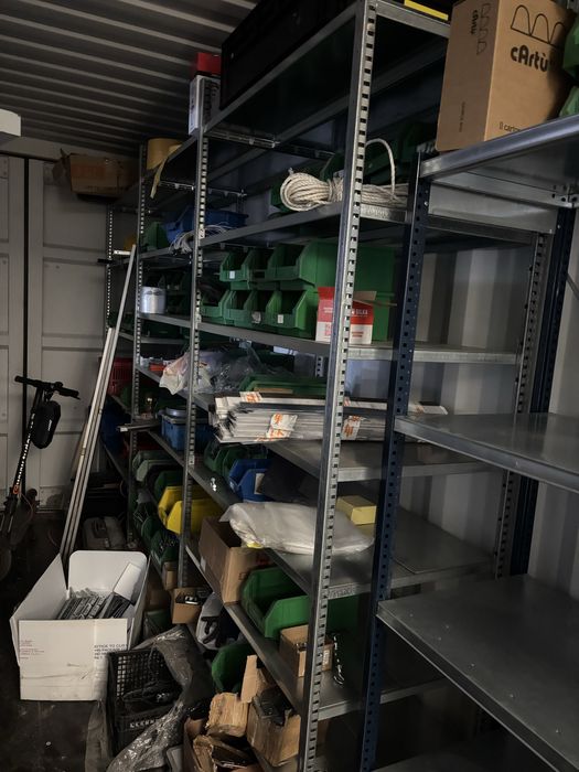 Rafturi cu polite zincate 600 adancime x 1000 mm x 2000 H