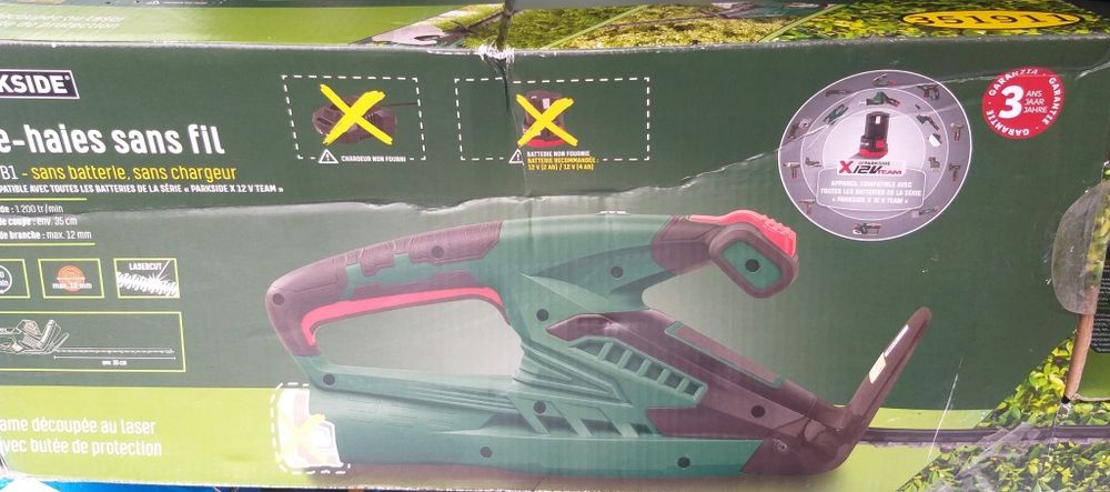 Foarfece de tuns gard viu cu acumulator