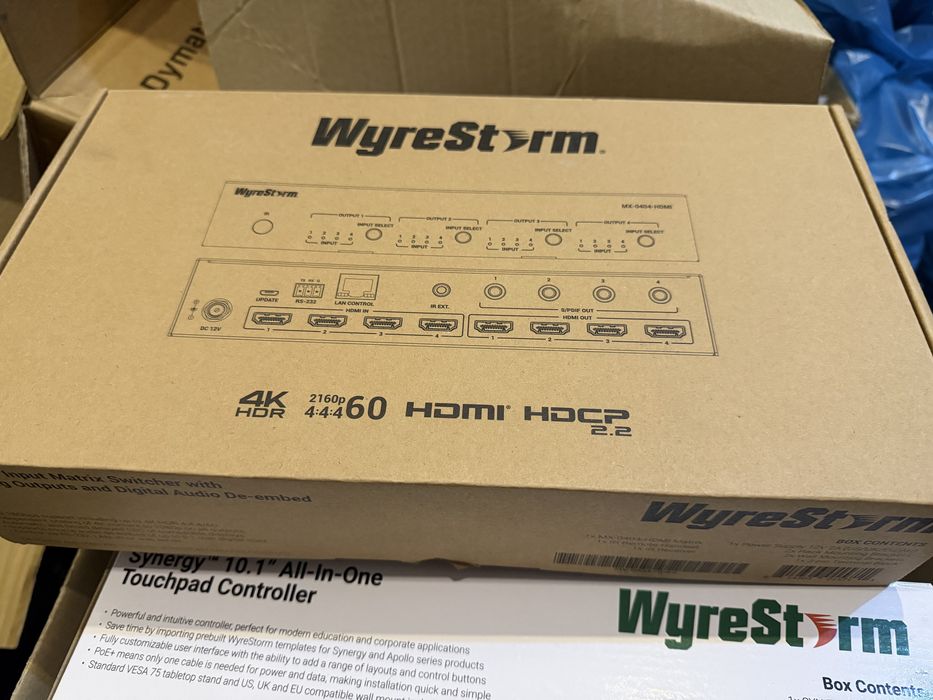 Matrice HDMI 4x4 4K60 WyreStorm MX-0404-HDM - Profesional - Nou