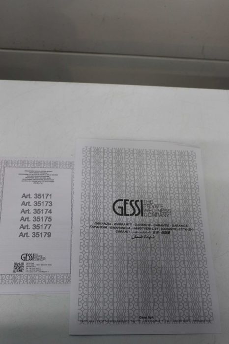 Термостатичен душ комплект GESSI Bagno Project Ø30 Finox 35179#149