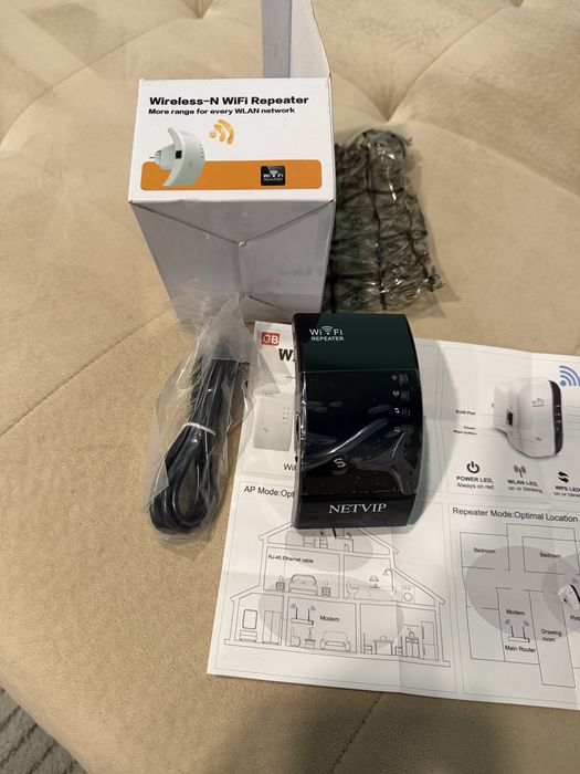 Wireless -N wifi repeater netvip 2,4ghz Рутер