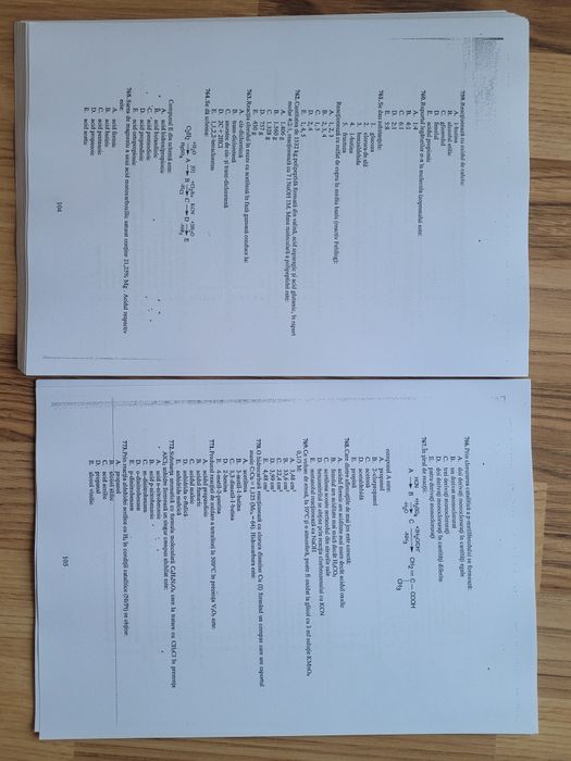 Culegere admitere medicină București chimie organică 2022