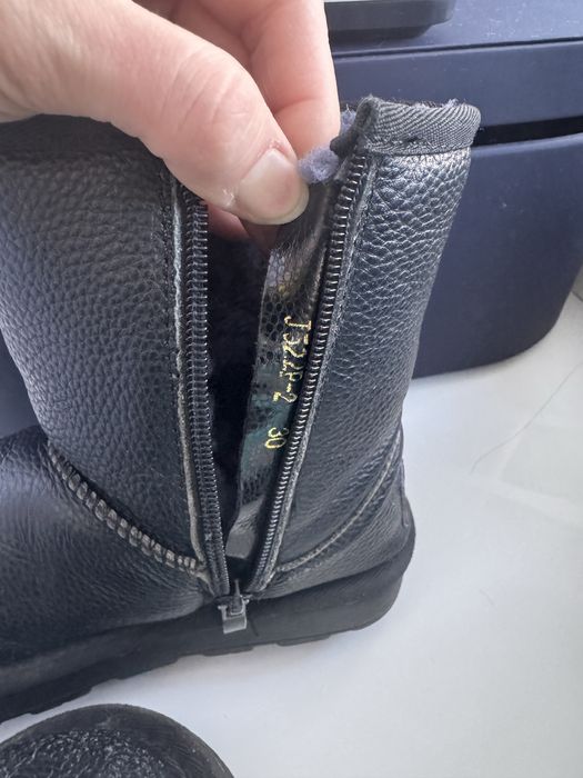 Детские угги кожанные 30 рр