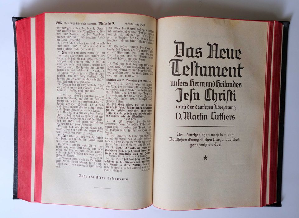 Стара Библия. 1948г. Мартин Лутер. Немски език.