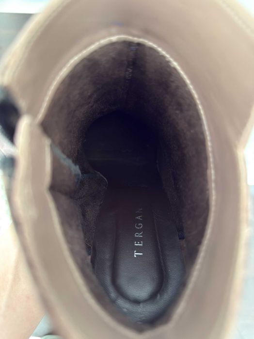 Кожени боти на ток Tergan