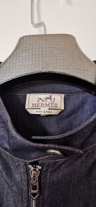 Hermes ветровка-рубашка  мужская