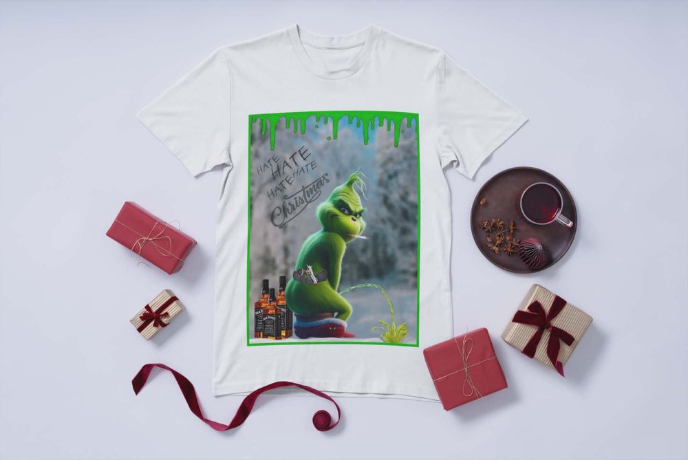 Коледна тениска с атрактивен принт