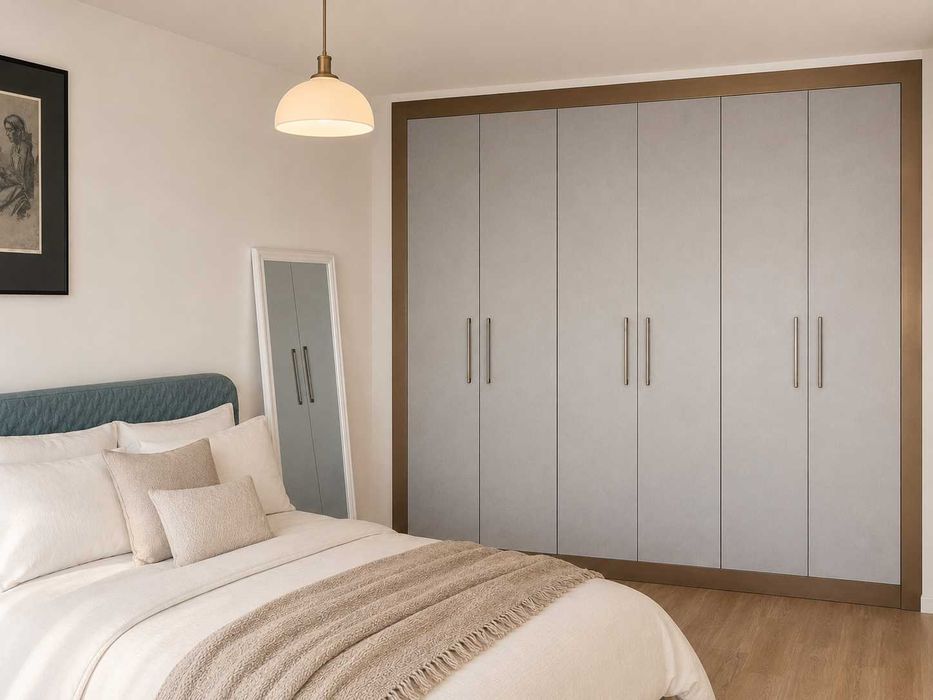 Dressing la comandă 286 Latime × 247 Inaltime × 60 cm Adancime, 6 uși, 4 sertare