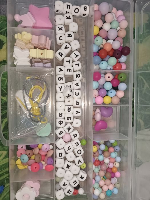 Силиконовые бусины для рукоделия